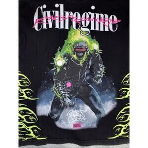 Civil Regime Zombies Collab Ghost Rider XL NWT